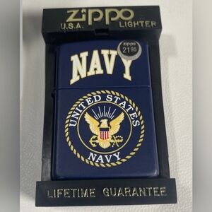 Vintage Zippo Lighter 1970s USS Savanna 4 AOR US NAVY MILITARY SHIP BRAND NEW